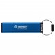 Kingston Technology IronKey Keypad 200 unidad flash USB 64 GB USB tipo A 3.2 Gen 1 (3.1 Gen 1) Azul